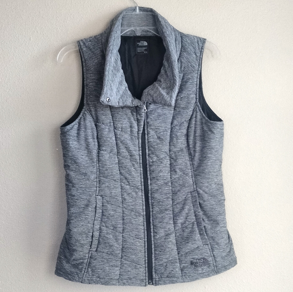 The North Face Size Medium Gray Puffer Vest